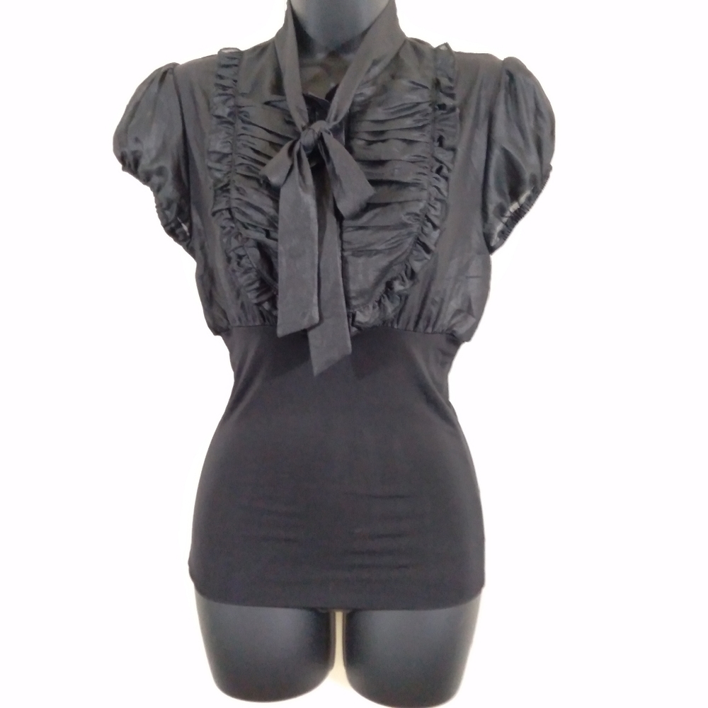 Voxx Pussie Bow Blouse